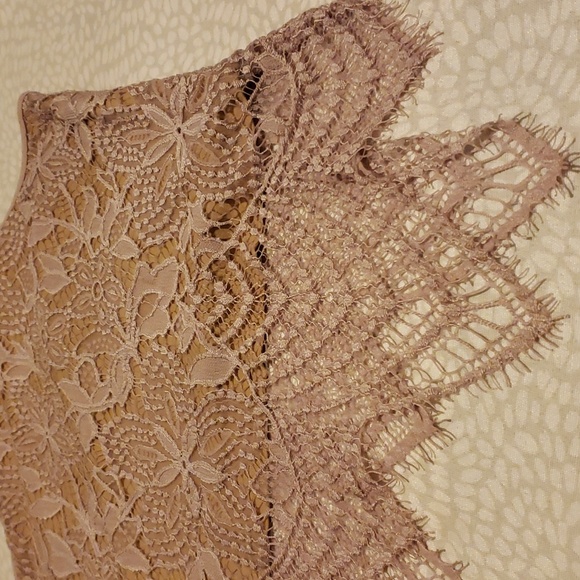 Express Pink Lace Racerback Tank Blouse Size S - Picture 5 of 14